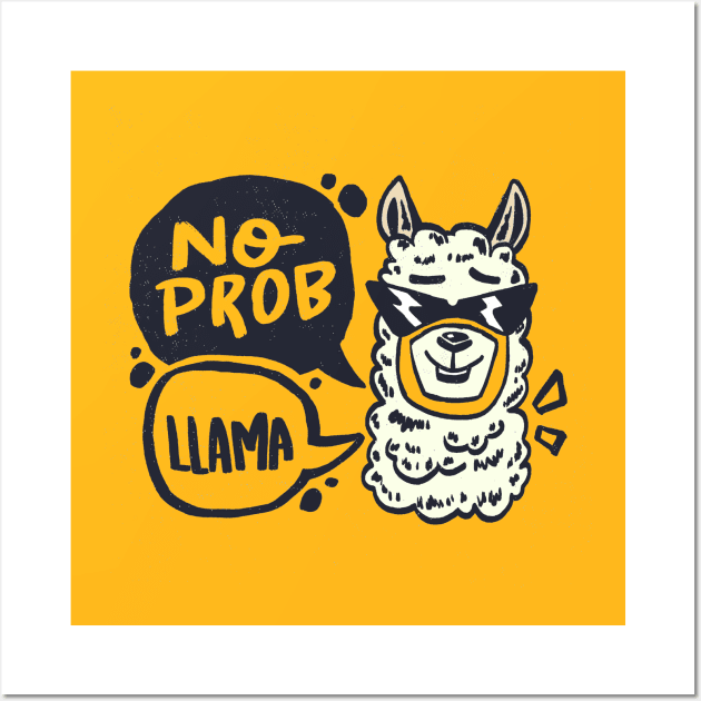 No Prob Lama Wall Art by Mako Design 